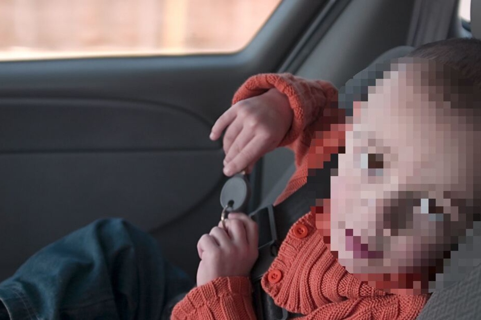 Beim Spielen verschloss das Kind versehentlich das Auto ab. (Symbolbild)