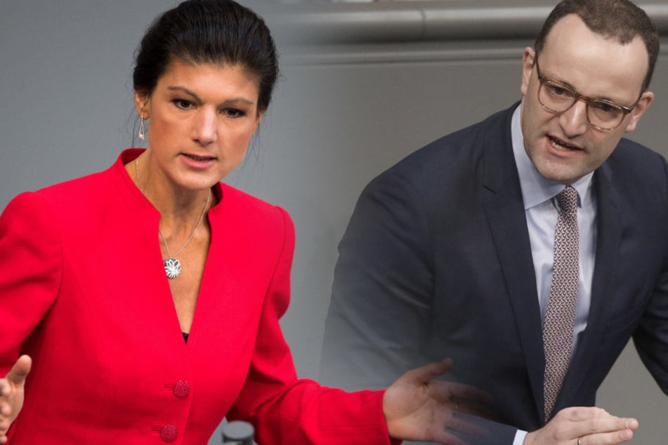 Sarah Wagenknecht und Jens Spahn waren bei Anne Will nicht einer Meinung.