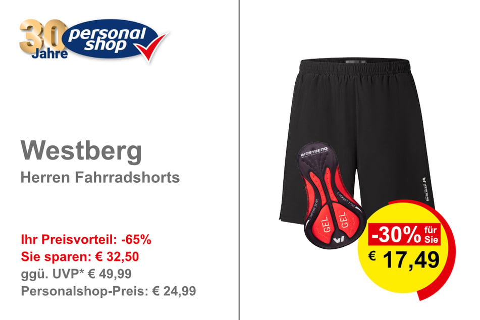 Westberg Herren Fahrradshorts