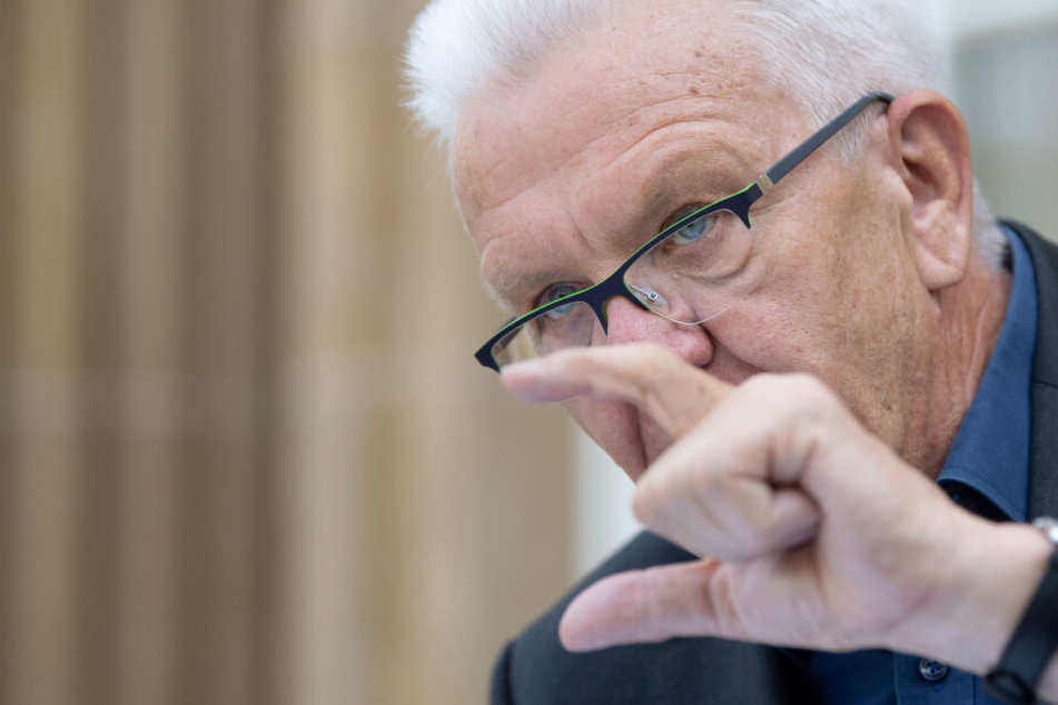 Baden-Württembergs Ministerpräsident Winfried Kretschmann (71, Grüne).