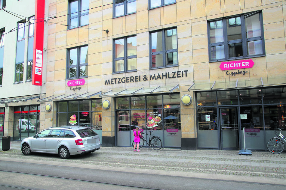 Die "Fleischerei Richter" in Pieschen hatte Besuch von ungebetenen Gästen.