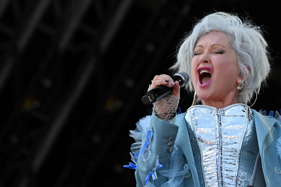 Cyndi Lauper demands respect for reproductive rights at UK festival