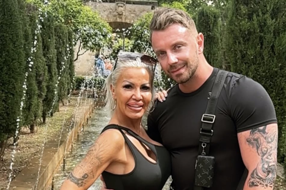 Die Ex-Frau von Bert Wollersheim und ihr Partner Lukas (r.) haben sich über Social Media kennengelernt.