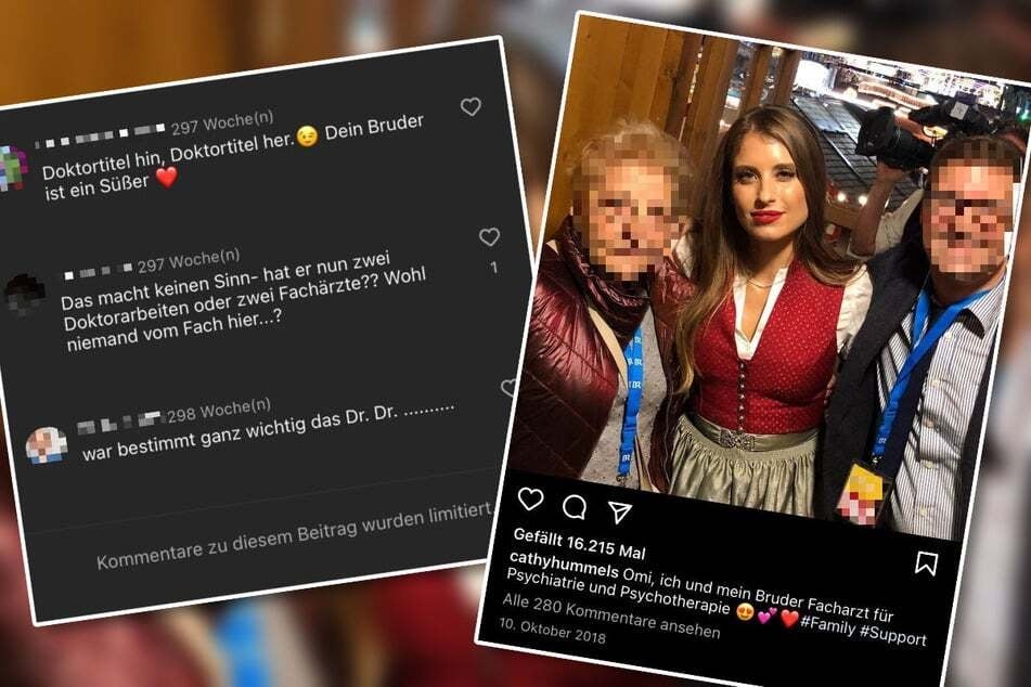 Späte Erkenntnis: Erst nachdem der falsche Doktortitel ihres Bruders öffentlich bekannt wurde, reagierte Hummels und korrigierte ihre Instagram-Beiträge.