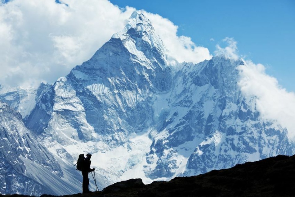 Mount Everst is the talles mountain in the world (stock image).