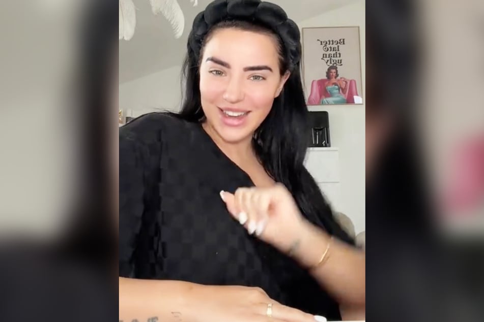 Die 30-jährige Frankfurterin gibt sich in ihrer Reaktion auf TikTok spöttisch, zugleich droht sie ihrer Kontrahentin aber auch unverhohlen.