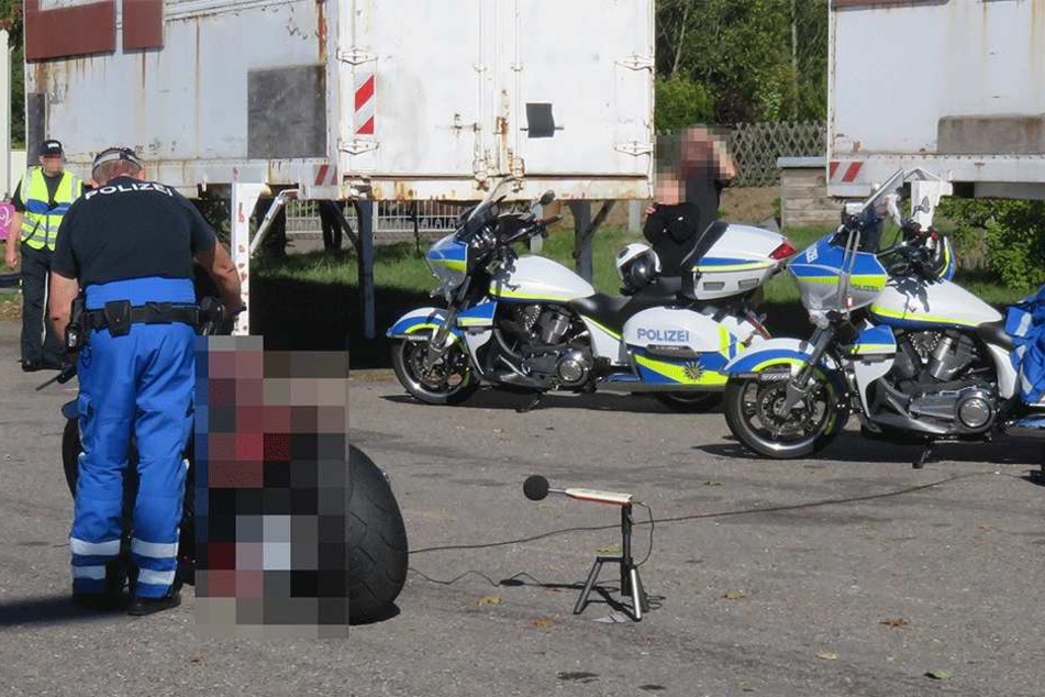 Eine Harley Davidson überschritt den zulässigen Lärmpegel bei einer Standgeräuschmessung deutlich.