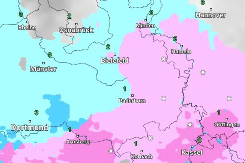 Die Höchsttemperaturen liegen kommende Woche bei zwei Grad.