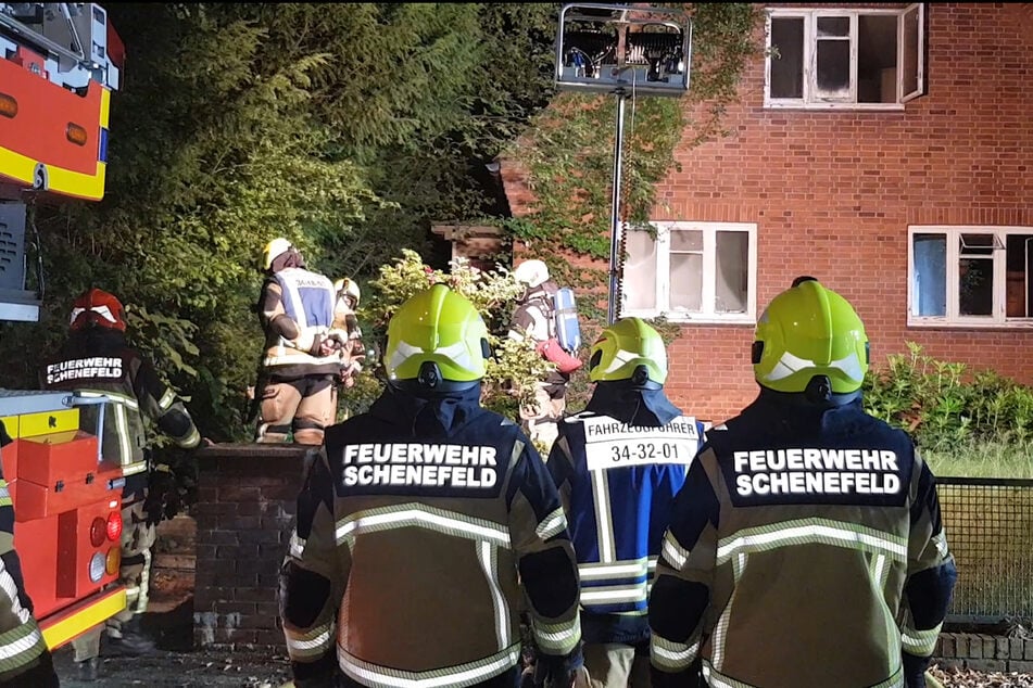 Die Feuerwehr war mit über 40 Kräften im Einsatz.