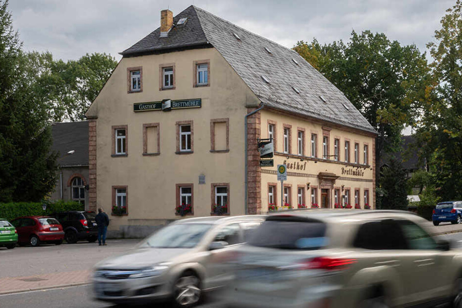 Die Brettmühle an der B169.