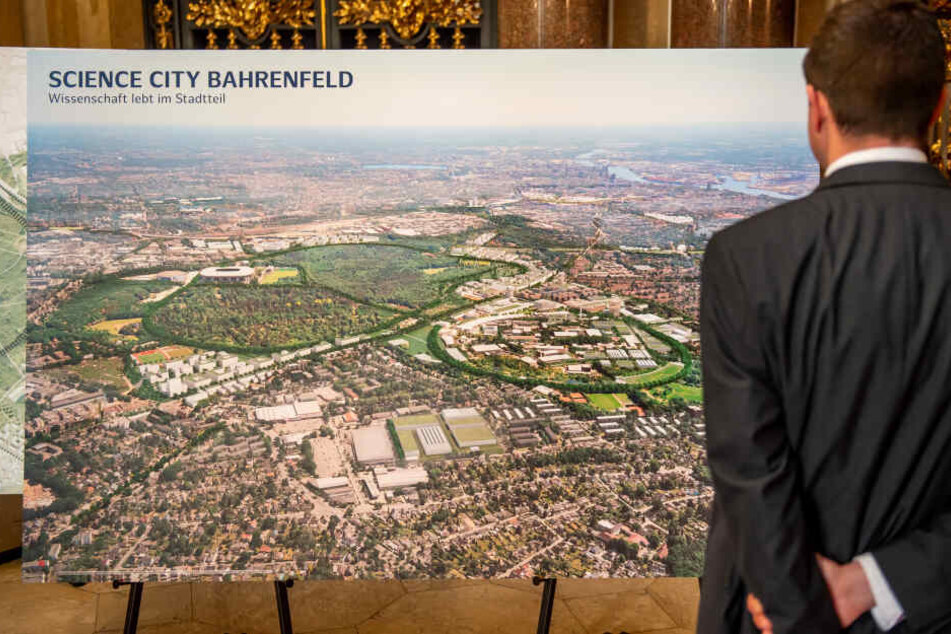 Im Bezirk Altona soll ein großflächiger Wissenschaftspark entstehen, die "Science City Bahrenfeld".