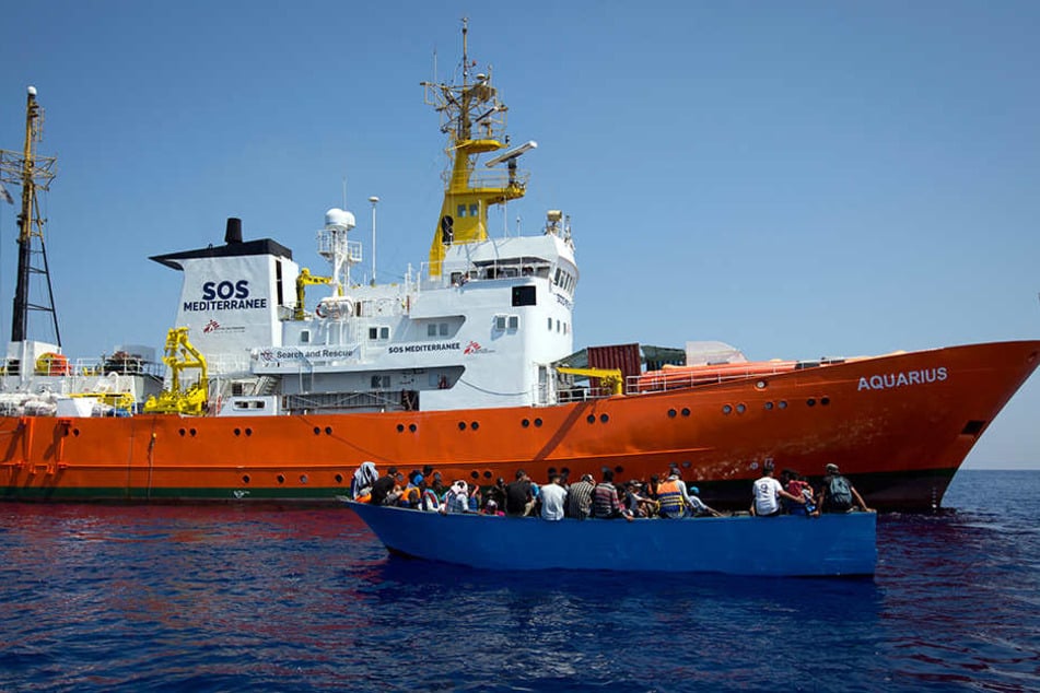 Die Hilfsorganisationen Ärzte ohne Grenzen und SOS Méditerranée nutzen die "Aquarius" für ihre Rettungsmissionen.