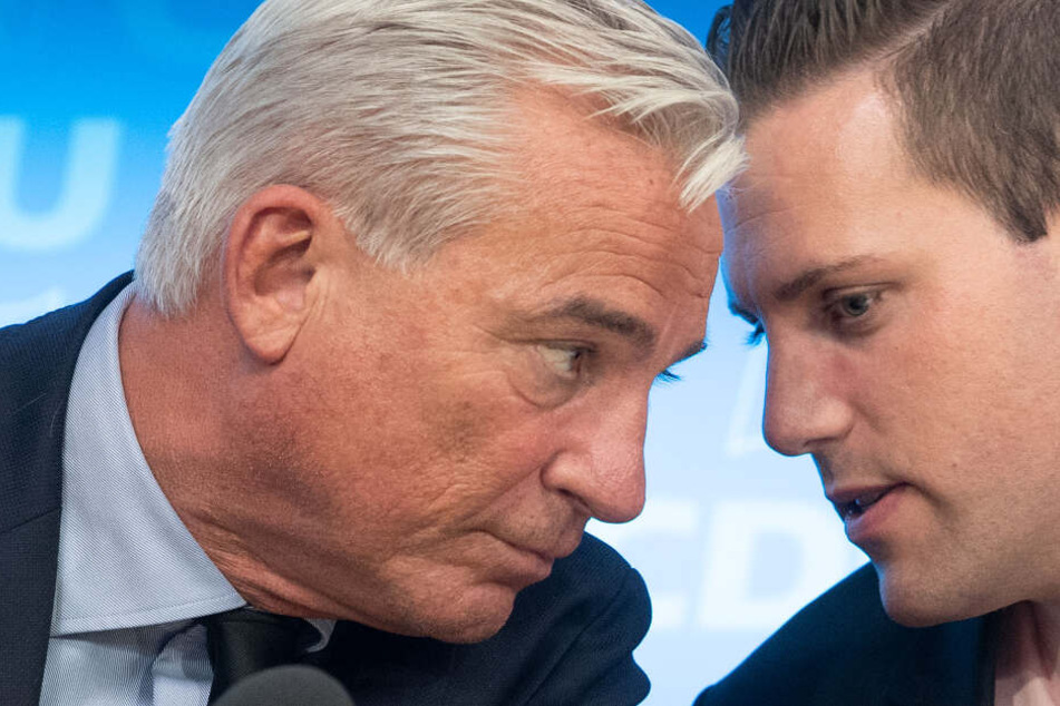 Die beiden CDU-Politiker Thomas Strobl (l.) und Manuel Hagel (r.).