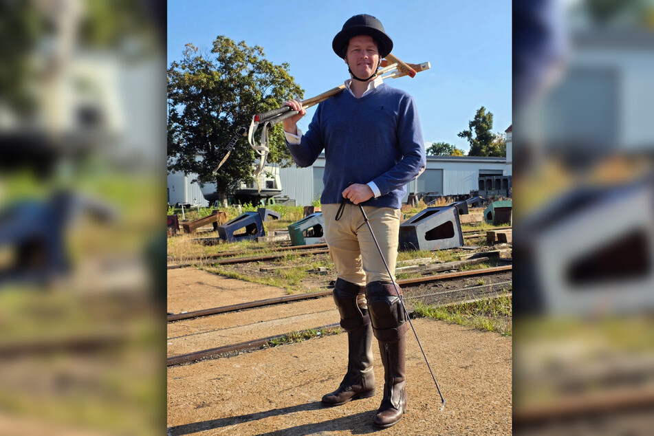 Rico Richert will Polo-Meister in Dresden werden.