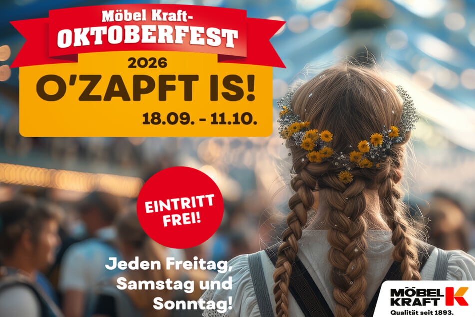 Seid beim 20. Möbel Kraft-Oktoberfest dabei!