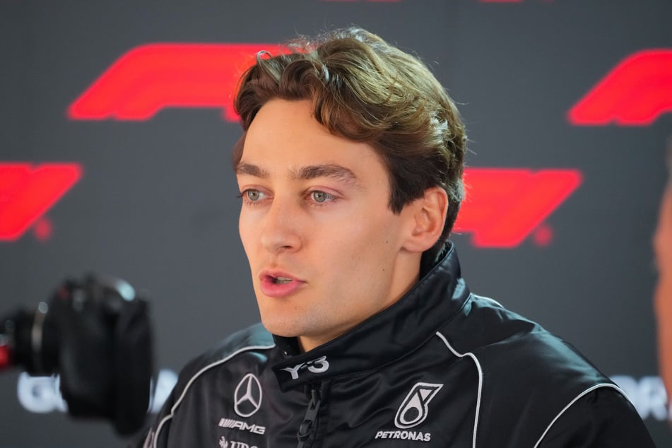 Mercedes-Pilot George Russell (28) startet im Sprint am Samstag von ganz vorne.
