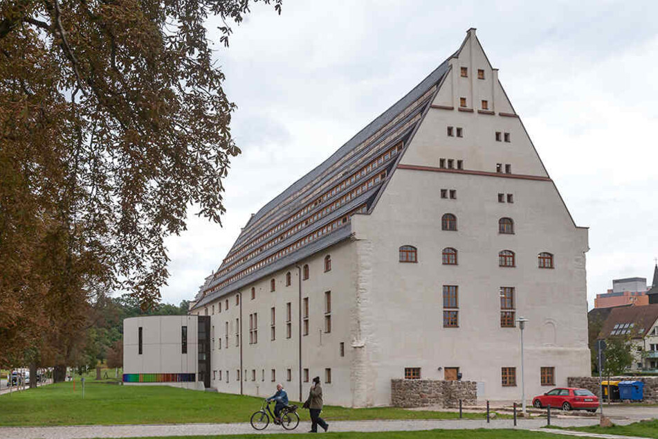 Das fast verfallene Kornhaus in Zwickau konnte auf Initiative der Denkmalschützer gerettet werden.