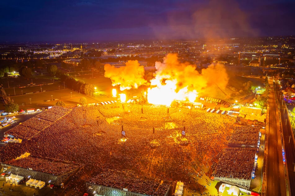 Zu den vier Rammstein-Konzerten strömten im vergangenen Jahr weit mehr als 200.000 Zuschauer.