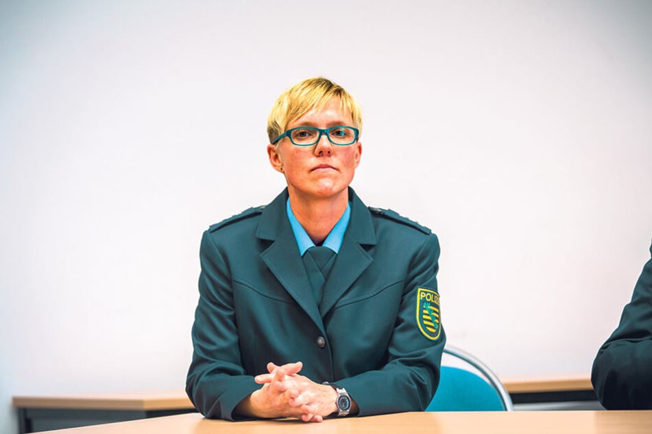 "Keine Anhaltspunkte für ein Straftat": Polizeisprecherin Jana Ulbricht (42) von der Polizeidirektion Chemnitz.