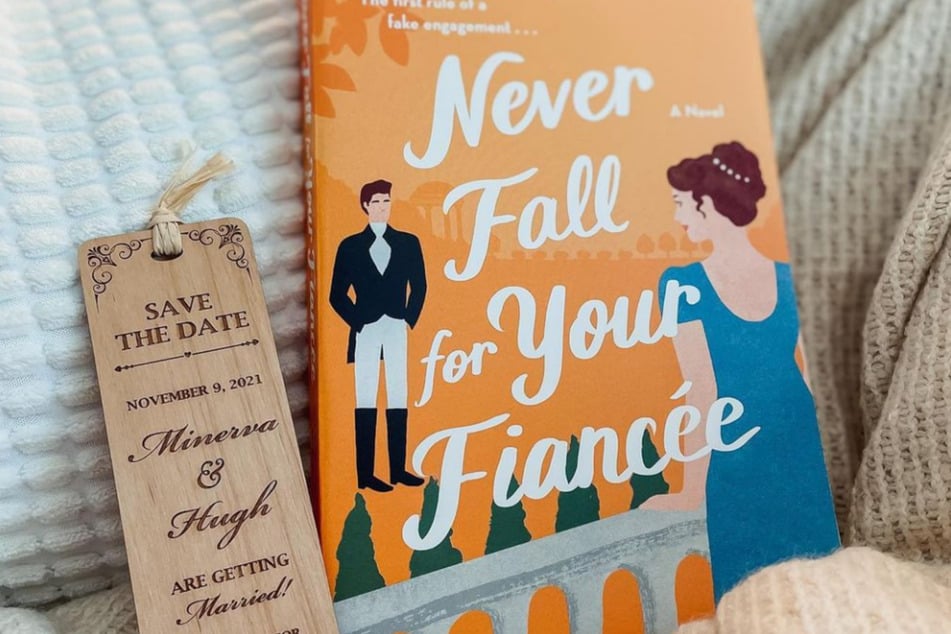 Virginia Heath's Never Fall for Your Fiancée brings the beloved fake-dating trope back to 1800s England.