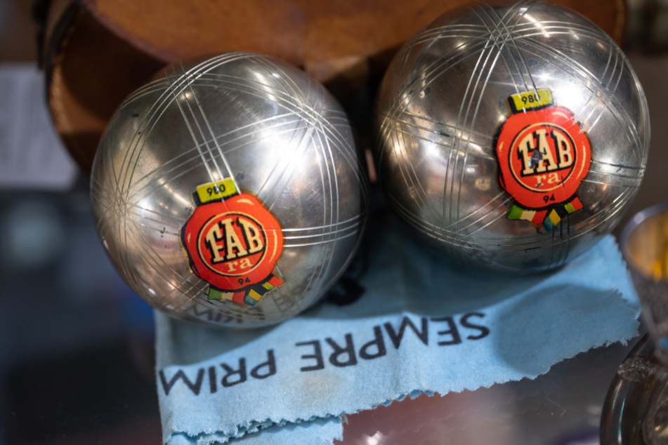Das Boccia-Set soll Konrad Adenauer gehört haben.