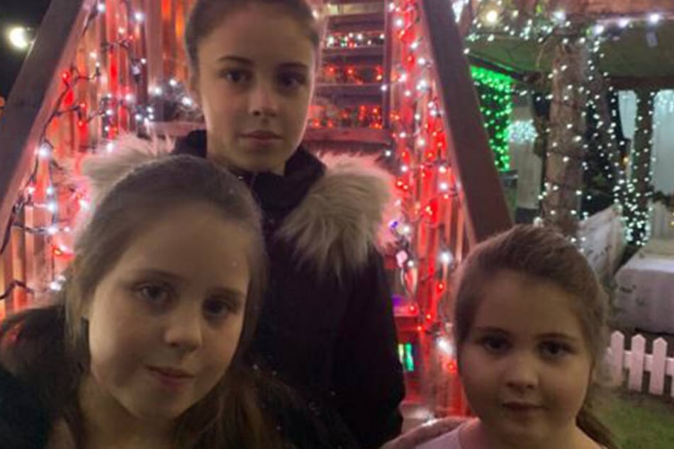 Die drei jüngsten Kinder von Helen und Stephan: Jessica, Ellie und Sophie.