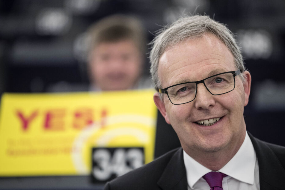 Axel Voss, CDU-Europapolitiker. Der der CDU-Europapolitiker hattean die Abgeordneten appelliert, der Reform zuzustimmen.