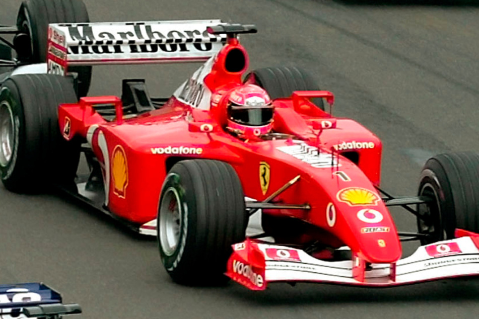 Michael Schumacher in Melbourne (Australien) im F2001b.