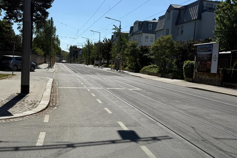 Auf der Wehlener Straße konnten die Bauarbeiten pünktlich beendet werden.