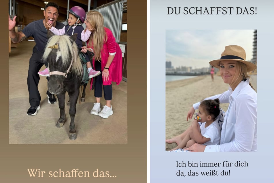 In seiner Instagram-Story zeichnete Daniel Aminati ein Bild der Einigkeit und sprach seiner kranken Noch-Ehefrau Mut zu.