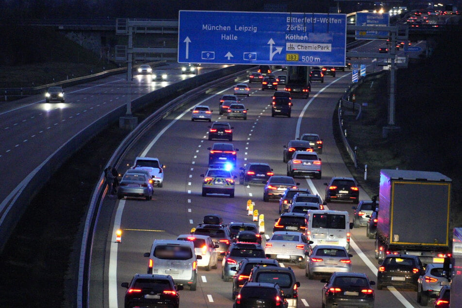 Auf der linken Fahrspur knallte es am Freitagnachmittag.