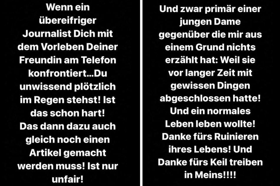 In seiner Instagram-Story machte Carsten Spengemann (49) seinem Ärger Luft.