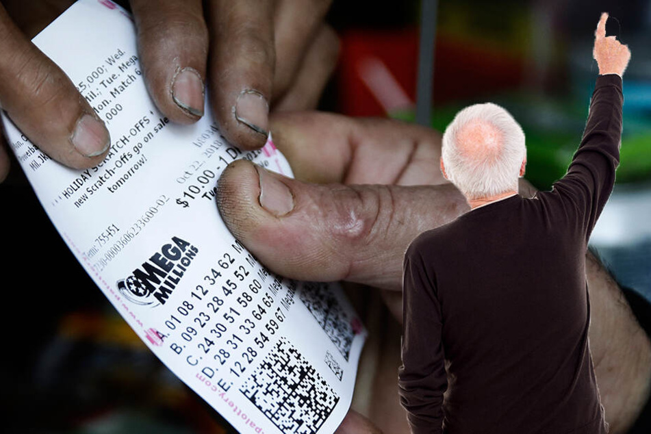 Die Enkelin dachte, ihr Opa hätte einen Schein von "Mega Millions", doch sie irrte sich. (Bildmontage)