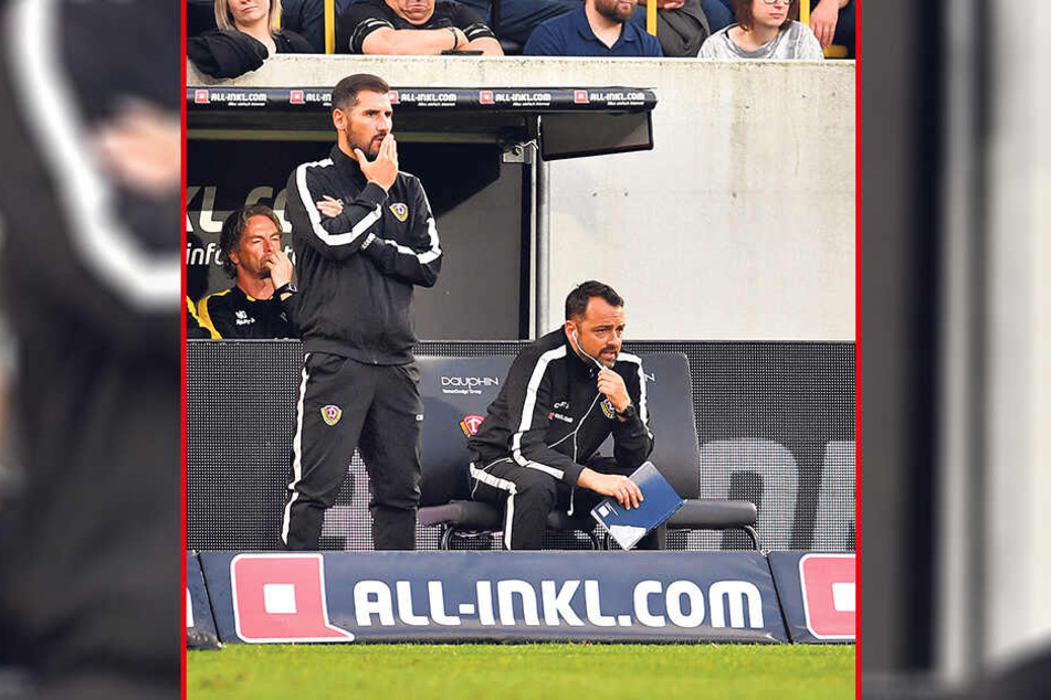 Dynamo-Coach Cristian Fiel gefiel nicht alles, was er in den 90 Minuten auf dem Rasen sah.