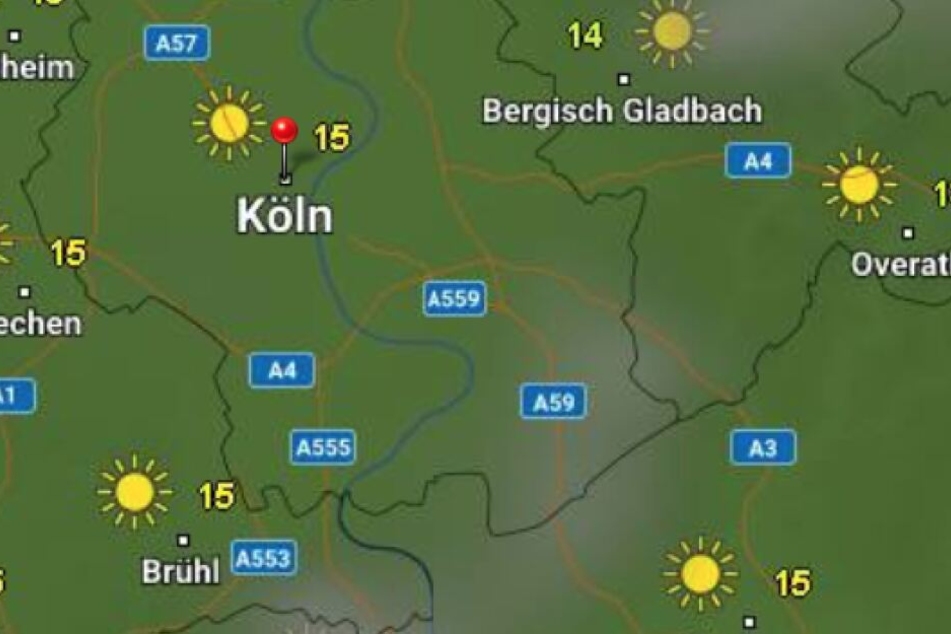 Laut WetterOnline.de wird es in NRW auch nicht mehr zu warm am Donnerstag.