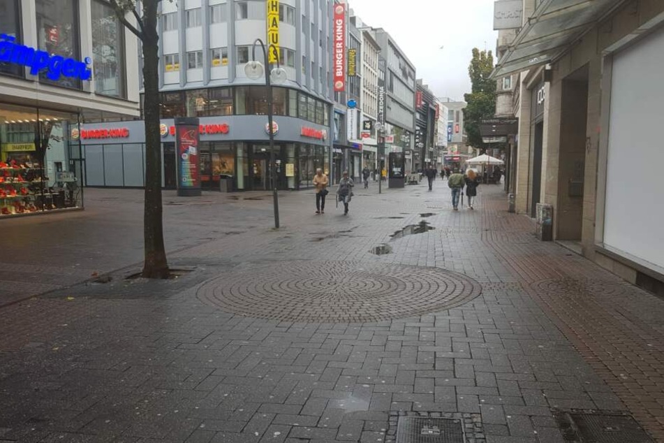 Die Schildergasse am Sonntagmittag.