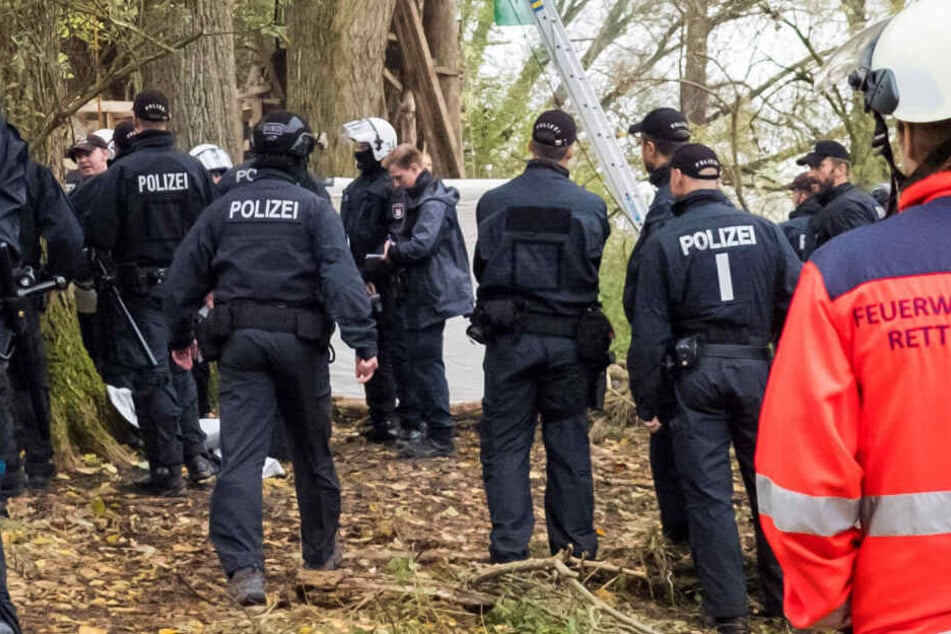 Die Polizei hatte Mitte November eine großangelegte Suchaktion nach der Frau in einem Waldstück in Frankfurt-Nied abgehalten (Symbolbild).