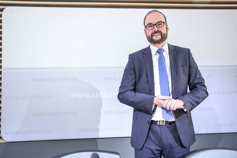 Freut sich über Bewerbungen wie noch nie: Kultusminister Christian Piwarz (43, CDU).