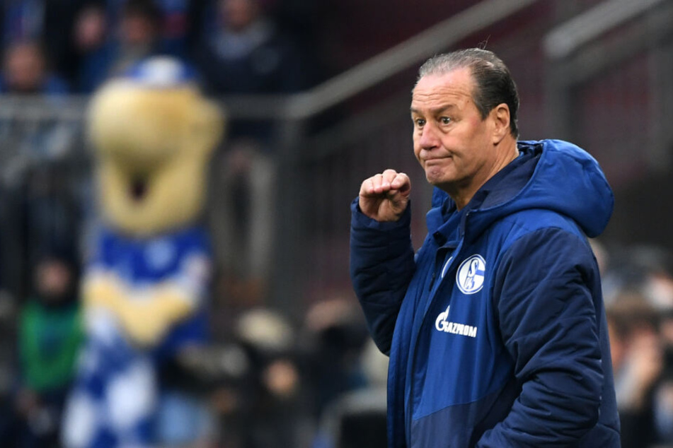 Wurde bei Weinzierls Ex-Club Schalke 04 als Feuerwehrmann bis zum Saisonende geholt: Trainer Huub Stevens.
