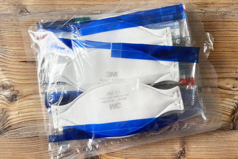 Testsieger: Die FFP2-Masken "Aura 9320+" von 3M haben dem Test zufolge eine gute Filterleistung und entsprechenden Atemkomfort.