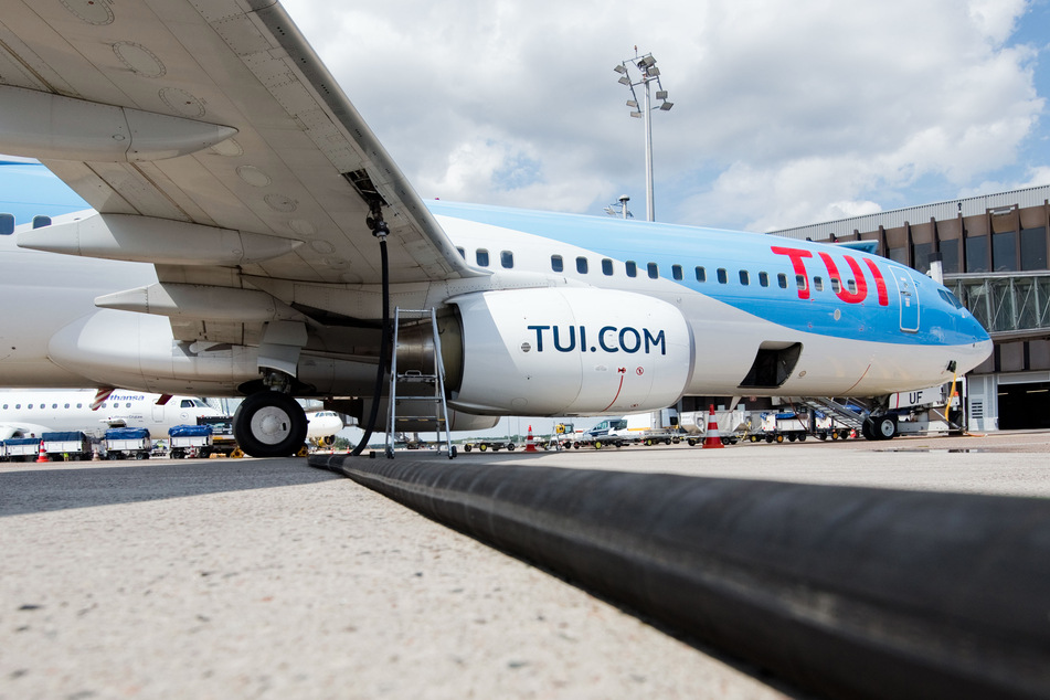 Eine Tuifly Maschine brachte die Urlauber am Montagmorgen nach Mallorca.