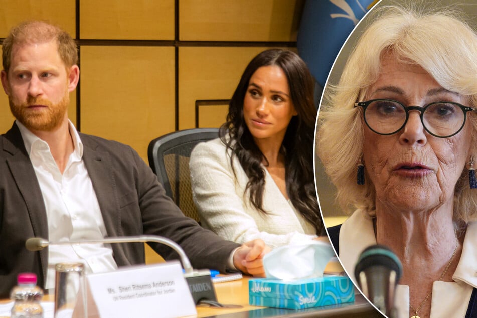 Camilla soll sich Freundin anvertraut haben: Meghan habe Harry "das Gehirn gewaschen"