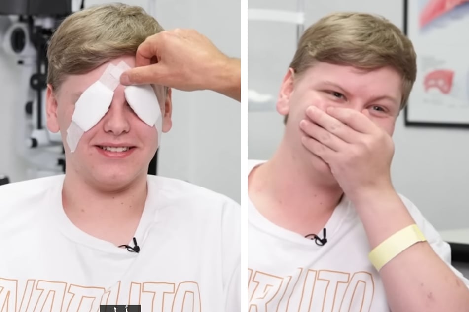 In seinem neuesten Video hilft "MrBeast" blinden Menschen, wieder sehen zu können, was viele Patienten zu Tränen rührte.