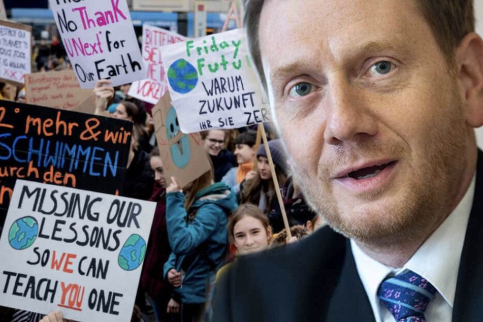 Ministerpräsident Kretschmer diskutierte mit hunderten Schülern.