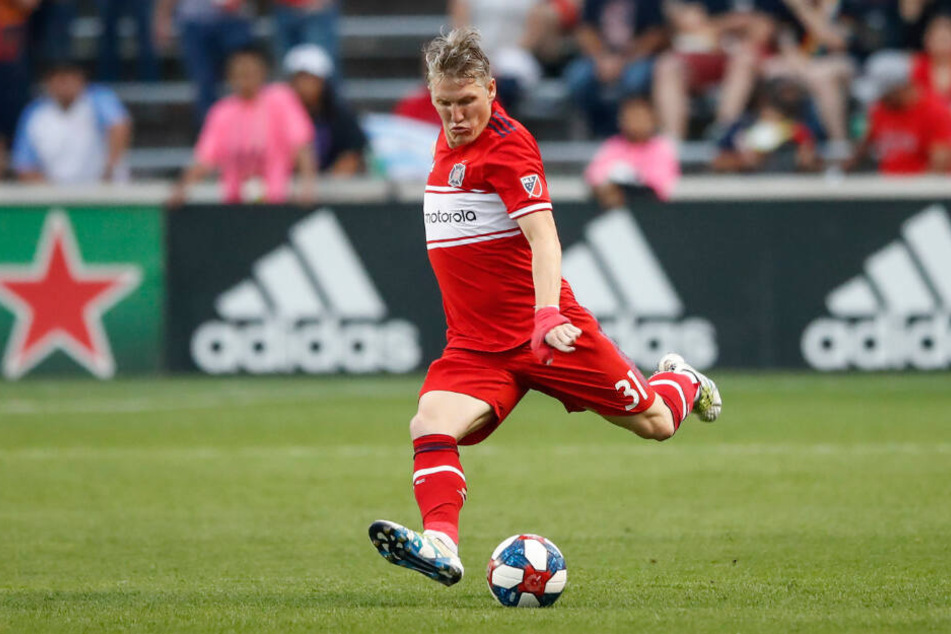 Bastian Schweinsteiger im Trikot von Chicago Fire. Doch so sehr ihm seine neue Heimat gefällt, seine Fans und Kollegen aus München haben ihn nicht vergessen.