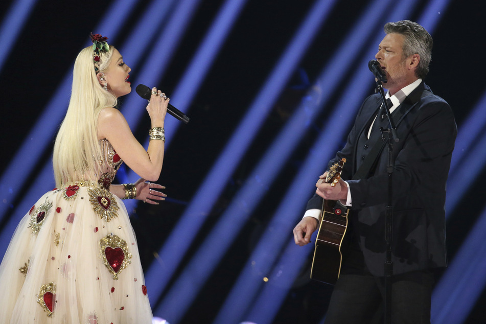 Gwen Stefani und Blake Shelton bei einem gemeinsamen Auftritt der Grammy Awards in Los Angeles, 2020. (Archivbild)