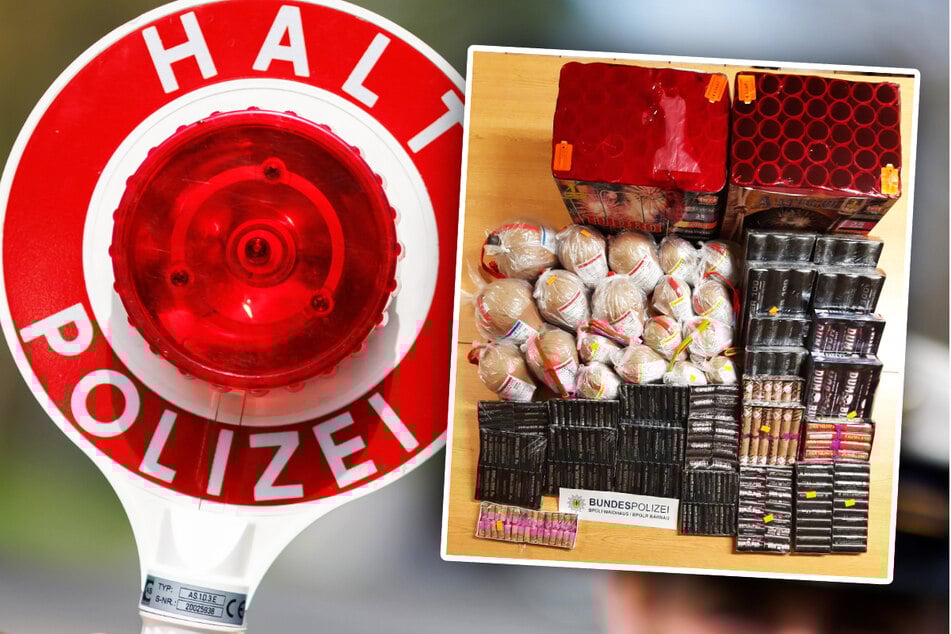 Das gibt Ärger! Hochexplosive Fracht bis unter Kofferraumdeckel