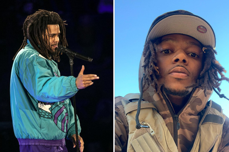 J. Cole (l.) and J.I.D (r.) both have respective headlining sets on Sunday night.