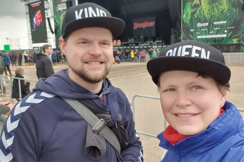 Marie Fay (33) und ihr Partner wollten sich das Festival trotz schwerer Krankheit nicht entgehen lassen.