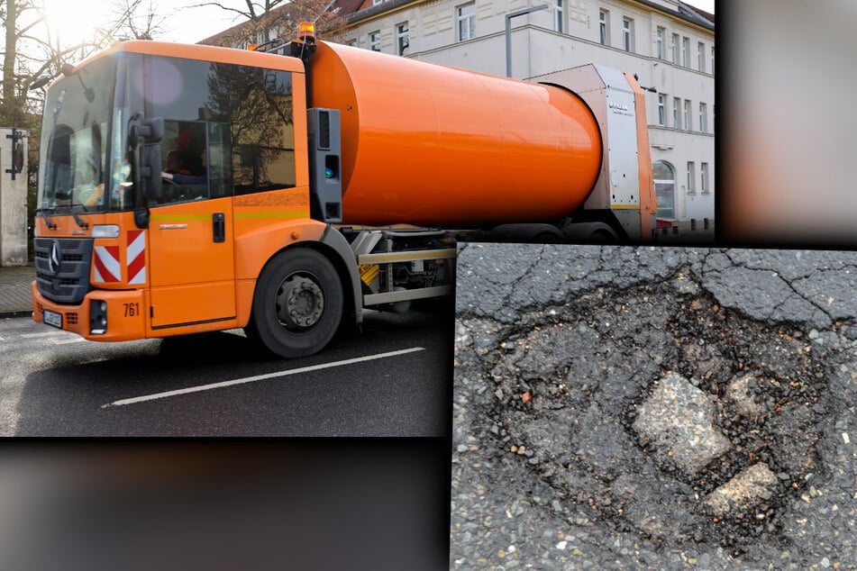 Leipzig: In Leipzig werden Müllautos zu Schlagloch-Meldern umgebaut